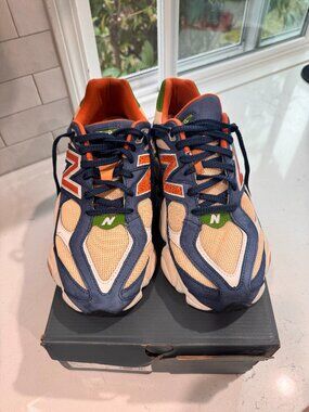 New Balance 9060 Blue Biege Mens